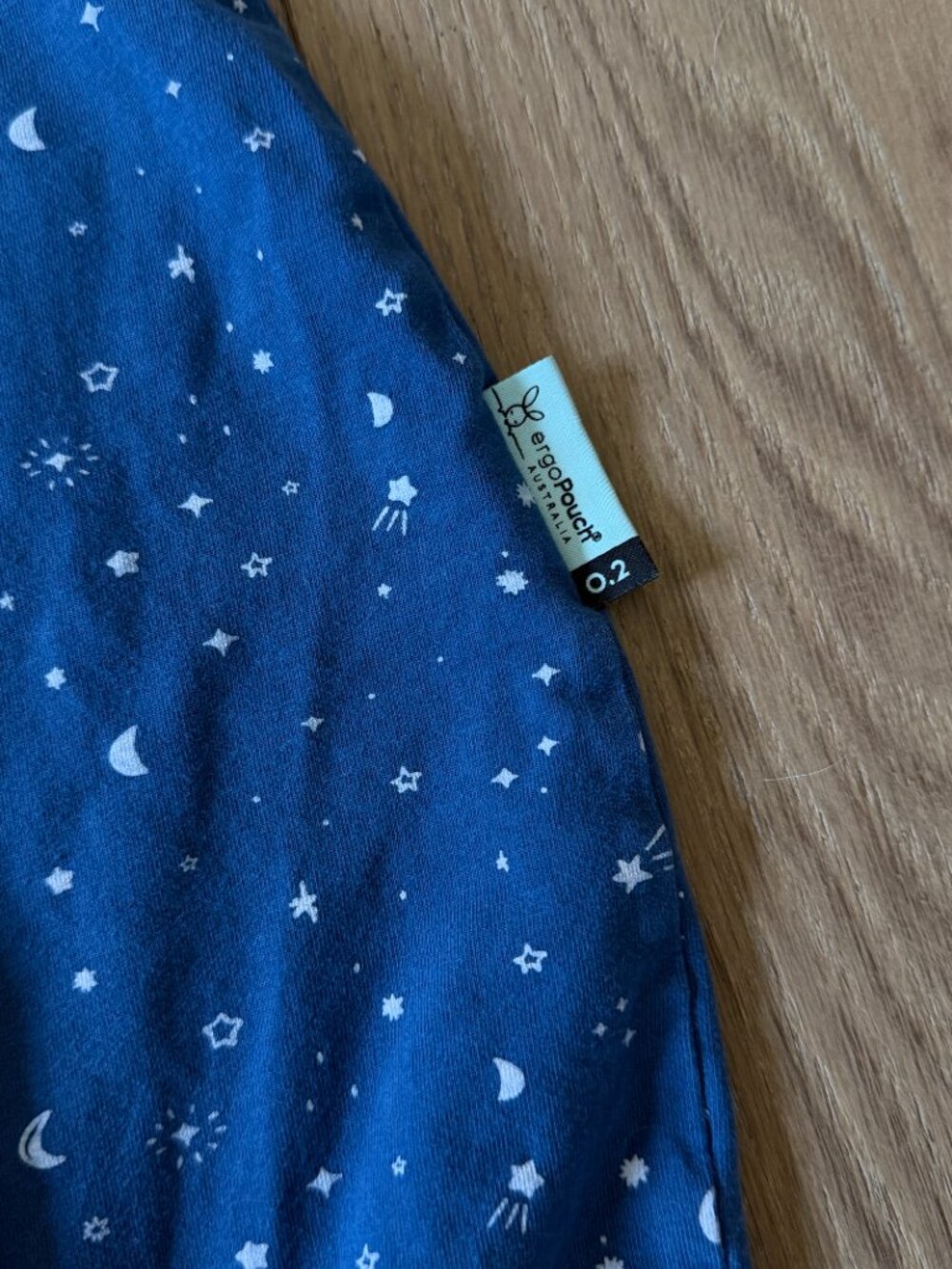 ergopouch // Cocoon Swaddle Sack 0.2 TOG Night Sky Blue - 0-3months - Picture 4 of 7